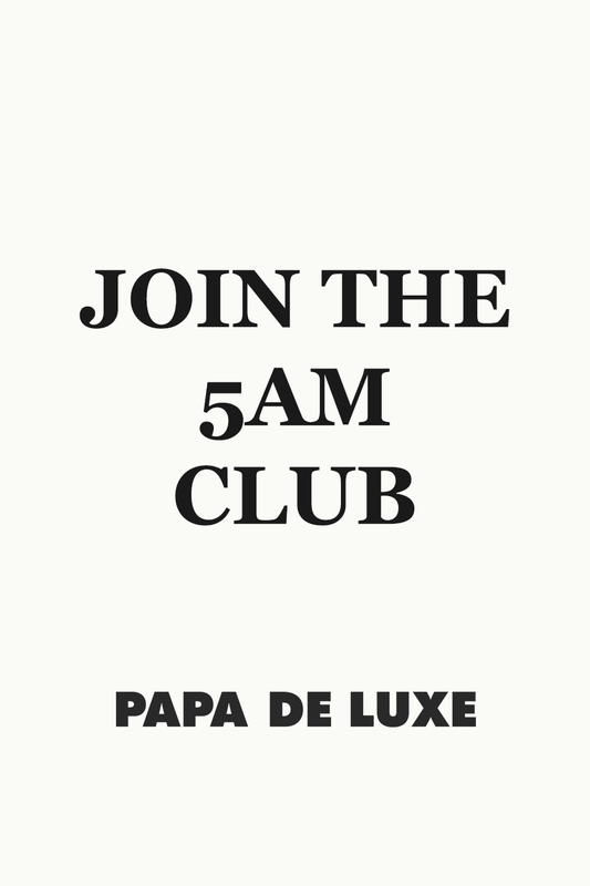 Why the 5AM Club Builds the Father You’re Meant to Be