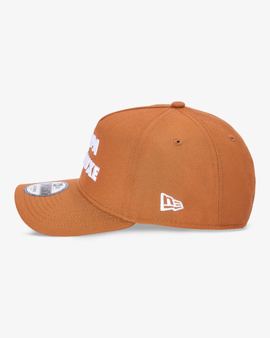 Papa De Luxe Embroidered Cap - Brown
